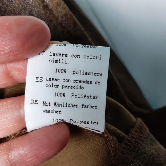 PENTAGRAMME FAUX LEATHER VINTAGE Crop Jacket - Picture 11 of 11